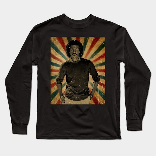 Photo Vintage Retro Look Fan Design // Richie Jr. Long Sleeve T-Shirt by Janji Joni